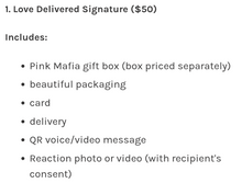 Load image into Gallery viewer, Love Delivered: A Luxury Gifting Concierge Service by Pink Mafia
