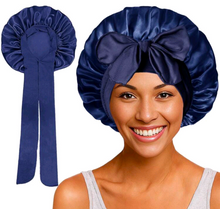 Load image into Gallery viewer, Satin Bonnet With Strap

