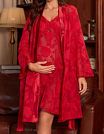 Floral Slip Dress & Robe Set (Maternity)