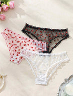 Heart Design Panties (3 Pack)