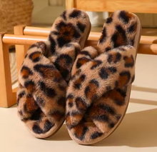 Load image into Gallery viewer, So-Plush Criss Cross Bedroom Slippers
