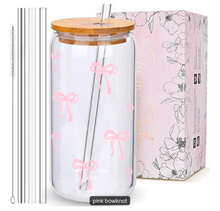 Load image into Gallery viewer, Lucky Girl Glass Tumbler
