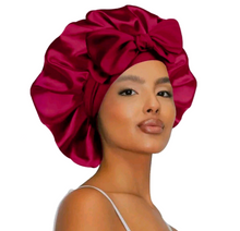 Load image into Gallery viewer, Satin Bonnet With Strap
