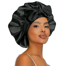 Load image into Gallery viewer, Satin Bonnet With Strap
