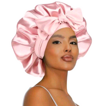 Load image into Gallery viewer, Satin Bonnet With Strap
