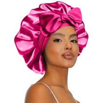 Load image into Gallery viewer, Satin Bonnet With Strap
