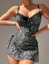 Load image into Gallery viewer, Iris Slip Dress &amp; Thong
