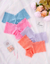 Load image into Gallery viewer, Lace Boy Shorts (3 for $12)

