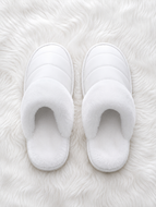 Plush Faux Fur House Slippers