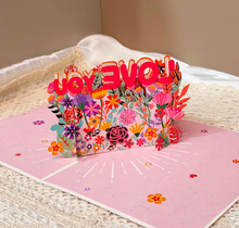 Load image into Gallery viewer, Mom 3d Pop Up Greeting Card
